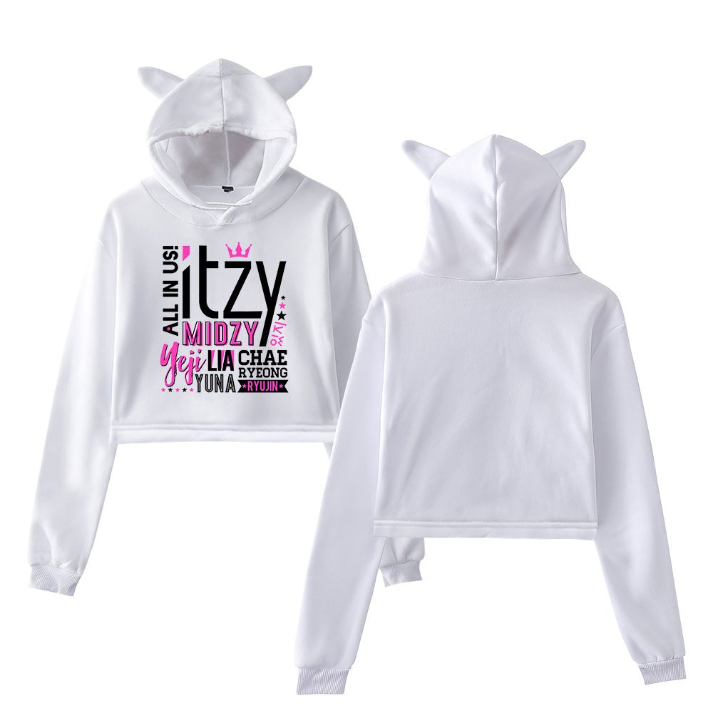 Itzy Cropped Hoodie #6 + Socks - Image 5