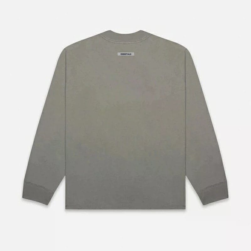 Grey long-sleeve K-pop merchandise shirt with minimalist design, perfect for fans of Twice or other K-pop groups, showcasing a stylish and comfortable way to support your favorite idols.