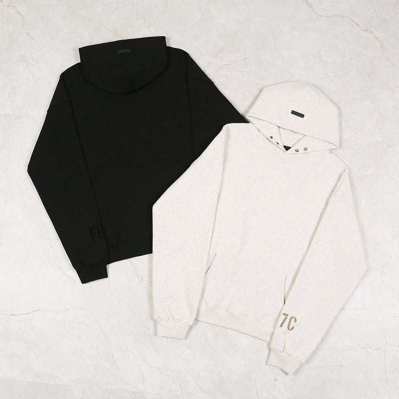Black and white hoodie set inspired by K-pop fashion, perfect for fans seeking trendy merch.
