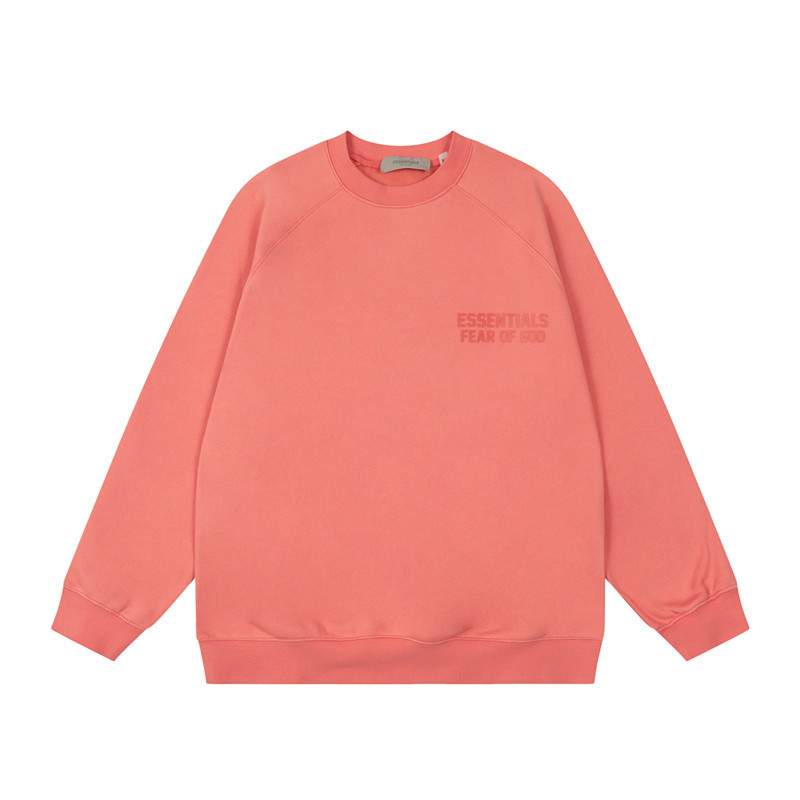 Essential-kpop-merchandise-hoodie-sweatshirt-in-pink-featuring-fear-of-god-essentials-logo.