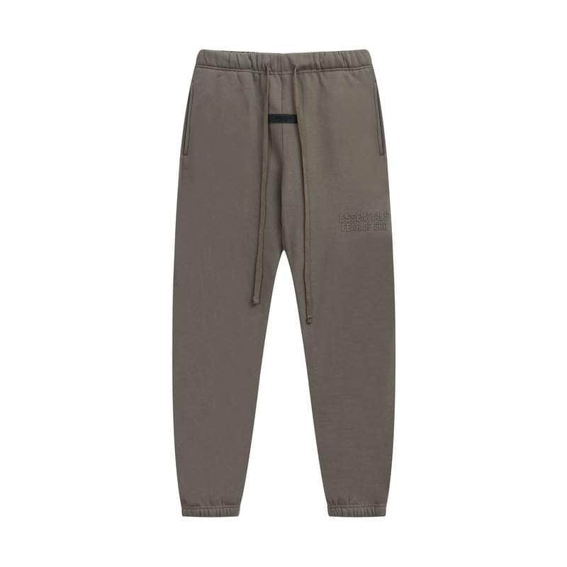 Comfy gray jogger pants with drawstring waist, casual streetwear style, perfect for loungewear or workout routines.