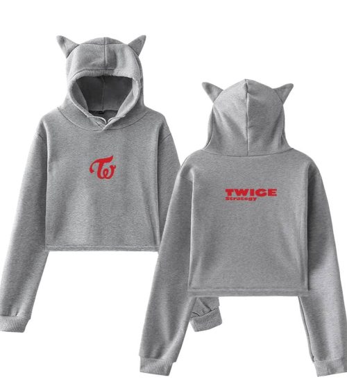 Twice Strategy Cropped Hoodie #3 + Gift