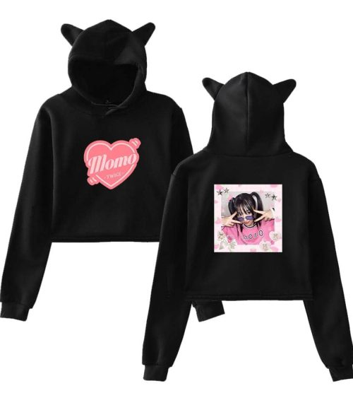 Momo Twice Cropped Hoodie #4