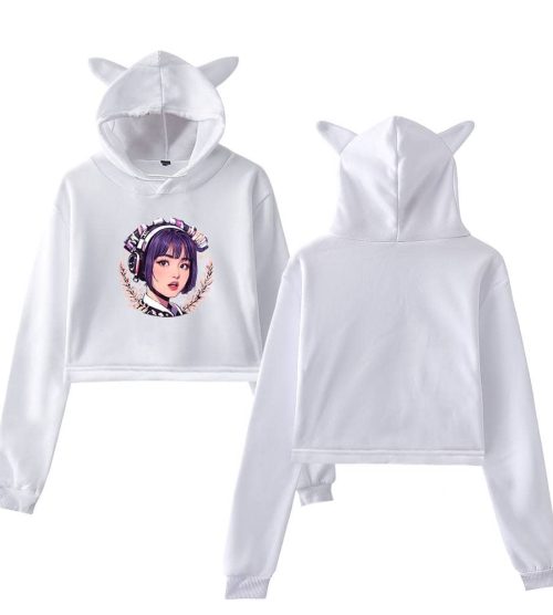 Momo Twice Cropped Hoodie #1