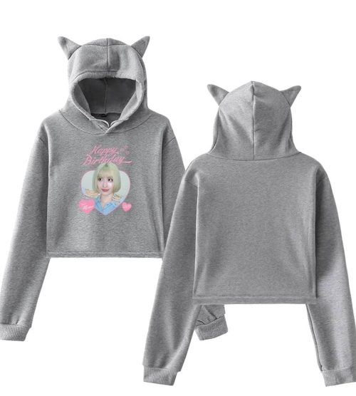 Momo Twice Cropped Hoodie #3