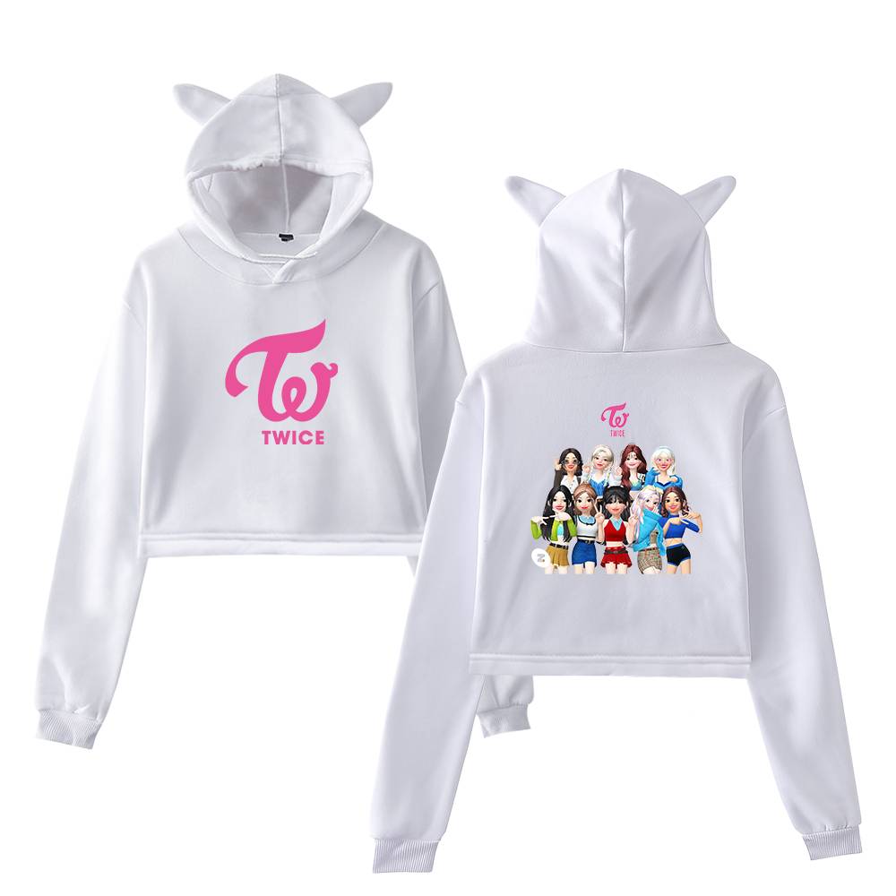 Twice Zepeto Cropped Hoodie #4 - Image 2