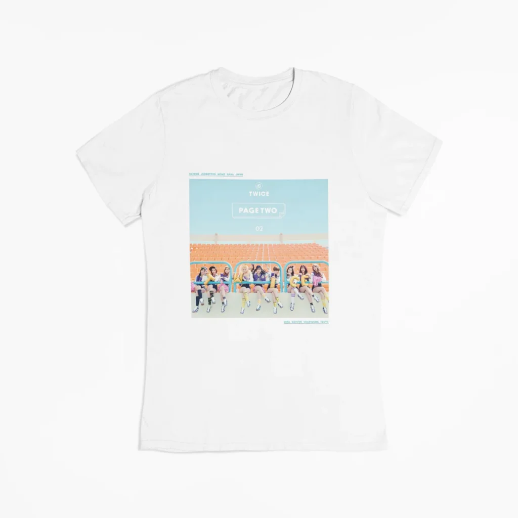 twice page two t-shirt