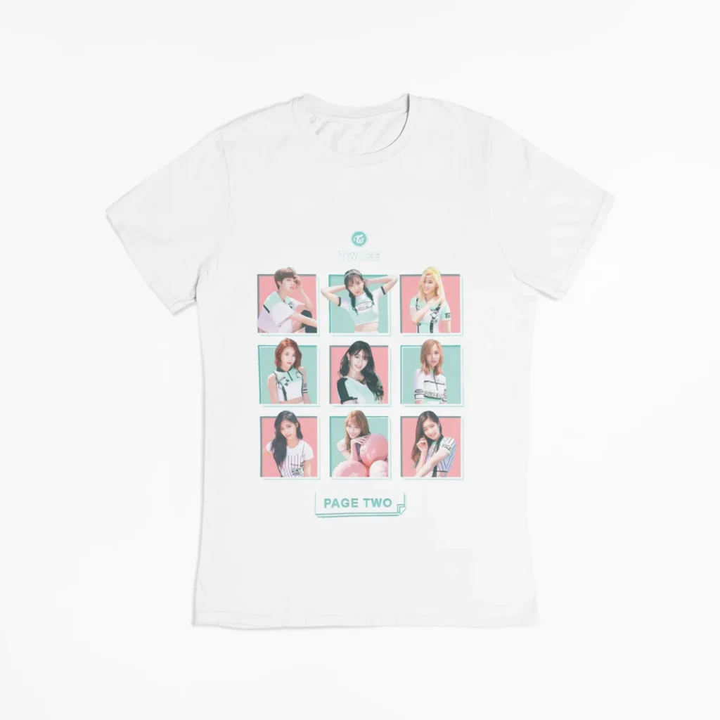 twice page two t-shirt