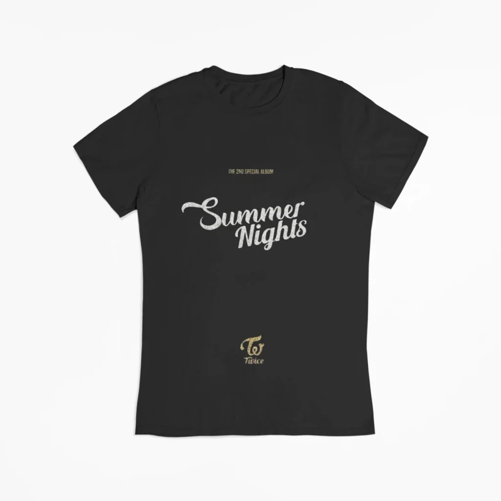 twice summer nights t-shirt